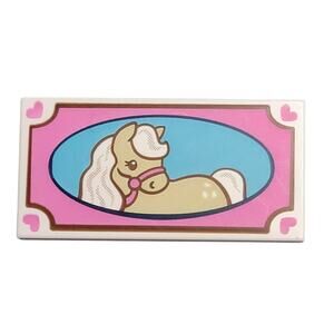 LEGO Horse‎ 2x4 Decorated Tile 87079pb0168 Pony Farm 10674 Juniors Replacement